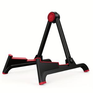 TEMU 5-컬러 멀티펑셔널 유니버설 기타 스탠드 - 조절 가능, 접이식, 휴대용 A-프레임, 간편한 설치 및 휴대, 어쿠스틱 기타, 일렉트릭 기타, 바이올린, 베이스, 우쿨렐레 등에 완벽한 플로어 스탠드. 홈, 스튜디오, 여행용 및 완벽한 크리스마스 선물로 이상적