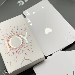 TEMU 54장 K-POP M 레트로 3D 에디션 트럼프 카드 세트 - 5주년 기념 에디션, 레이저 글리터 디자인 로고 특징, 신학기, 졸업식, 할로윈, 크리스마스, 발렌타인데이에 완벽