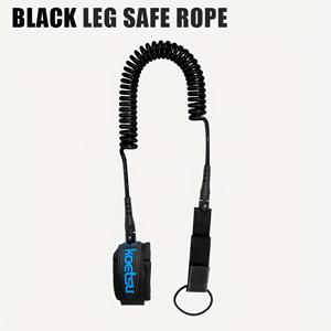 TEMU KOETSU 컬러풀 서핑보드 액세서리 다리 로프, 7mm 조절 가능한 TPU 소재 로프, 스탠드업 패들보드에 적합