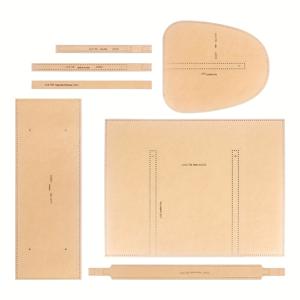 TEMU 빈티지 가죽 핸드백/비즈니스 가방 템플릿 세트. 크라프트 종이로 제작된 종이 패턴으로 남녀 모두에게 적합하며 여행 또는 크로스바디 백에 적합합니다. 대용량 수제 종이 패턴이 특징입니다.