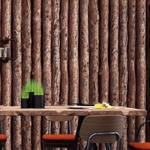 TEMU 레트로 향수 모조 나무결 3D 자가 점착 벽지 (기숙사용), 껍질 스티커, 중국 레스토랑 및 식당용 나무 벽지