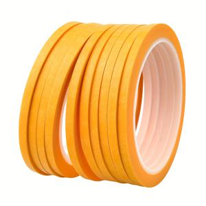 TEMU 10롤 NCIBUIN 노란색 페인트 테이프 - 5mm x 25m 스프레이 마스킹용 접착 덕트 테이프, DIY & 아트 프로젝트, 페인팅 테이프, 홈 데코, 매끄러운 질감, 깔끔한 가장자리, 쉽게 찢어지는 마스킹 테이프, 공예 용품