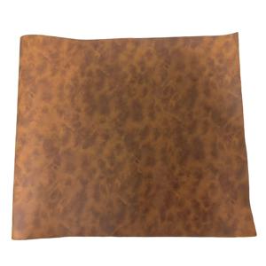 TEMU 1.2mm 두께 오일 브라운 크레이지 호스 인조 가죽 공구 침대 시트, 공예, 지갑, 귀걸이 제작 및 취미에 적합, 33cm x 60cm (13인치 .62인치) 사이즈