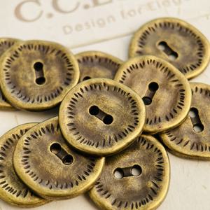 TEMU 빈티지 재봉틀 단추 10개 세트 | 18mm 청동 & 은색 빈티지 메탈 디자인, 의류, 헤어 액세서리, 가방, 벨트, 모자, 스카프 및 홈 텍스타일 장식용