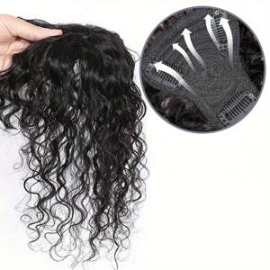 TEMU T자형 디자인의 인모 토퍼. 자연스러운 블랙 컬러와 기계 제작 방식으로 제작되었으며, 앞머리가 포함되어 있습니다. 이 360° 3D 커버는 데일리룩에 완벽하며 가볍고 통기성이 좋은 헤어 익스텐션 옵션을 제공합니다.