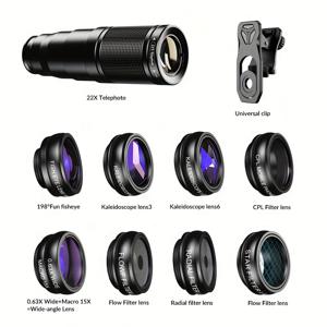 TEMU APEXEL HD 10in 1 카메라 렌즈 키트