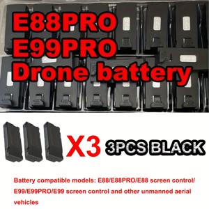 TEMU 1개/2개/3개, 2025년 인기 드론 배터리, 드론용 고용량 3.7V 교체 리튬 배터리 5개, E88, E99 및 기타 모델과 호환, 높은 호환성, 새해, 발렌타인데이 및 부활절 선물