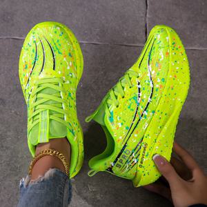 TEMU 여성용 패션 스니커즈, 캐주얼 다용도 플랫폼 신발, 가볍고 편안한 통기성 운동화, 로우탑, 솔리드 컬러, 레귤러 토, 패브릭 안감, 레이스업 클로저, MD 솔 소재, 여성 신발