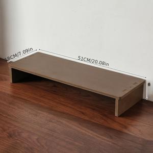 TEMU 데스크탑 컴퓨터 스탠드 및 수납함 - 학생용 책상 정리함, 데스크탑 모니터 및 노트북에 적합