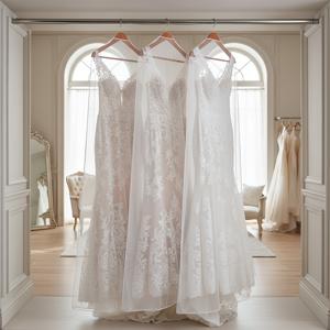 TEMU 여행 및 보관용 우아한 웨딩드레스 의류 가방 - 액세서리 파우치 포함 긴 신부 드레스 커버, 신부 드레스용 흰색 옷 보호대 (신부 액세서리). 웨딩드레스 메쉬 보호 커버