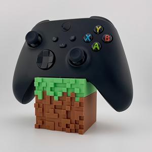 TEMU Xbox 컨트롤러 홀더 호환 - & -내구성 3D 프린팅 브라운-그린 게이밍 그립 스탠드, Xbox 게임 핸들 액세서리용 핸즈프리