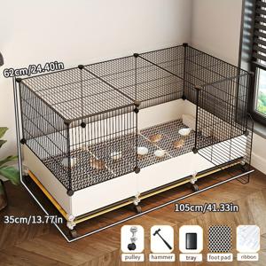 TEMU 닭, 오리, 거위, 토끼를 키우기에 적합한 대형 암호화 사육장