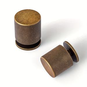 TEMU 2/6개 빈티지 캐비닛 손잡이 세트 (나사산 디자인), 빈티지 서랍 손잡이, 솔리드 알루미늄 합금 빈티지 싱글 홀 풀, 옷장, 드레서, 캐비닛에 적합