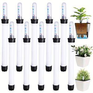 TEMU 10개 세트 식물 물 양 표시기: 물주기 표시기, 수경 재배 화분, 화분, 식물 관리용, 온실 사용자 및 수경 재배자에게 적합