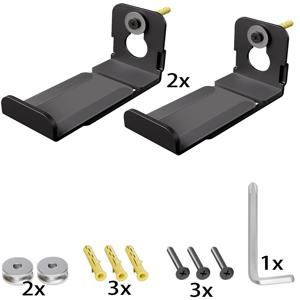 TEMU 사운드바 벽걸이 브래킷 – 헤비듀티 철제 구조, 조절 가능한 깊이 3.6