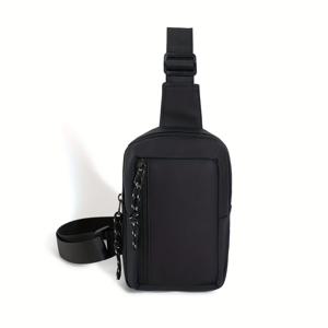 TEMU 남성용 휴대폰 가슴 가방, 크로스바디 숄더 스몰 가방