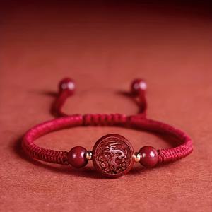 TEMU 원 칸나바르 팔찌 | 고 칸나바르 함유율로 제작된 우아한 핸드메이드 여성 팔찌, 길이 조절 가능, 선물용 및 데일리 착용에 적합 | 브랜드: Mufan