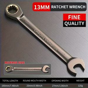 TEMU 1개/10개 6-24mm 양방향 래칫 렌치, 고토크 조절 렌치, 토르크스 오픈엔드 듀얼 퍼포즈 렌치, 크롬 바나듐 유니버설 오픈 링 콤비네이션 렌치, 72톱니, 연장 및 두꺼운 기어 렌치, 노동력 절약 산업용 렌치