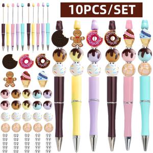 TEMU 검은색과 흰색 초콜릿, 테마의 나무 구슬 및 구슬 펜 키트 세트입니다. 5개/10개/15개로 제공되며, 검은색과 흰색 초콜릿, 나무 구슬이 여러 개 포함되어 있어 크리스마스 선물로 매우 좋습니다.