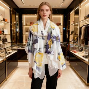 TEMU 가을과 겨울용 고급 스카프, 다용도 스카프, 아우터웨어용 숄