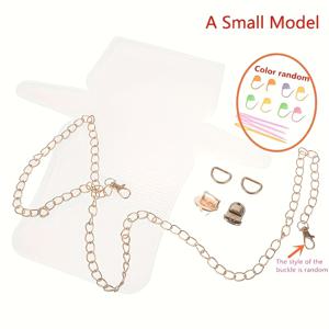 TEMU 메탈 체인 버클이 포함된 플라스틱 메시 직조 세트. 가방 꾸미기 및 직조 도구에 적합합니다. 어머니날 선물로 이상적이며 여성에게 적합하며 공예, 스티칭, 맞춤형 선물로 사용할 수 있습니다.