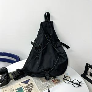 TEMU 싱글숄더백, 트렌디한 아웃도어 스포츠 사이클링 백팩, 대용량 출근용 크로스백, 남성용 양궁백, 여성용 여행 백팩