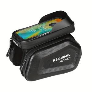 TEMU 자전거 가방 프론트빔 패키지 산악자전거 대용량 고품질 휴대폰 가방 크로스빔 걸이형 가방 안장형 라이딩백