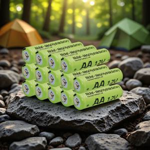 TEMU AA-AAA 니켈-금속 수소 충전식 배터리 세트 - 니켈-금속 수소 (NI-MH) 재사용 가능한 배터리, 전자 장치, 캠핑 장비 및 야외 활동에 적합합니다.