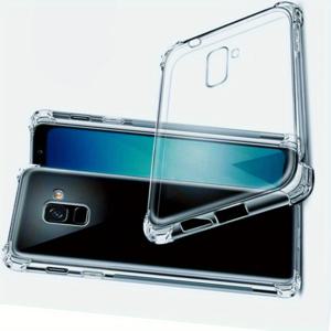 TEMU 갤럭시 A6 A8 플러스 2018 케이스 - 충격방지 폰 케이스 백커버