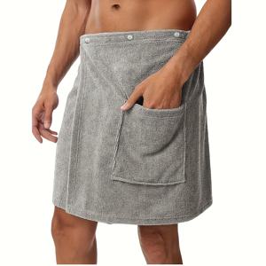 TEMU 무타오 남성용 퀵드라이 사이드 포켓 수건 - 초흡수 마이크로파이버 체육관 & 여행 타월, 가볍고 컴팩트한 샤워/해변/사우나용, 세탁 가능한 운동 타월, 모던 디자인 내구성 강한 미세섬유