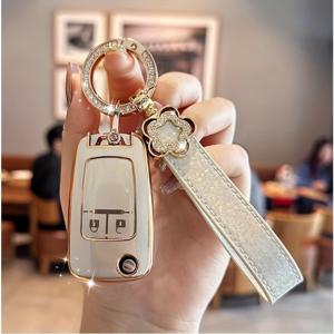 TEMU 1개 부드러운 TPU 자동차 키 커버 - 오펠 & 쉐보레 모델용 - 내구성 있는 플립 케이스 홀더 ( J, , 메리바, 자피라, 모카, 올랜도, 아베오, 크루즈, 자피라 C, 아베오-2 버튼용) - 내구성 있는 자동차 키 보호 액세서리 팩