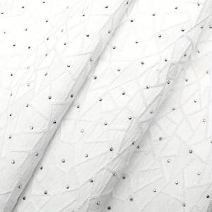 TEMU 럭셔리 크랙 플레인 컬러 솔리드 컬러 패브릭 핫픽스 라인스톤 자카드 패브릭-62.9x19.68인치(160x50cm) DIY 홈 데코 & 특별한 날을 위한 생동감 넘치는 컬러, 프리컷 패브릭