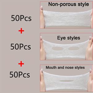 TEMU 150개입 무향 플렉시블 패드, 촉촉한 페이셜 와이프, 얇은 메이크업 리무버 천, 트리밍 불필요 - 개방형 스트레치 웨트 패드, 다용도 페이셜 케어 도구, 일상적인 가정 또는 여행 중 사용에 적합