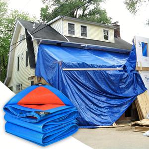 TEMU 야외용 방수 타포린, 두꺼운 방수 천막, 다목적 타포린, 자외선 차단, 찢김 방지, 야외 텐트 캠핑 액세서리, 트럭 타포린, 정원 가구 커버, 다목적 수영장 커버, 다양한 사이즈, 1개
