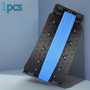 TEMU 새롭게 업그레이드된 고품질 조절 가능한 요추 지지 쿠션 - 요가와 운동에 적합, 인체공학적 디자인, 블루와 블랙, 압력 완화, 휴식과 운동에 이상적, 완벽한 부활절 선물, 요가 매트. 198개국에서 구매 가능