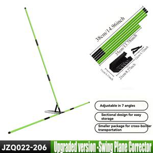 TEMU PGM 1개 고품질 골프 스윙 트레이너 - 간편 설치 조절 가능 트레이닝 각도 자세 교정기, 실내외 연습용, 평면 스윙 각도 교정, 골프 실력 및 자세 향상, 레드 & 블랙 디자인, 골프 액세서리