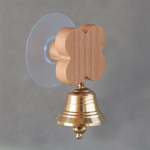 TEMU 초인종, 꽃무늬 구리 종 펜던트, 크리스마스 구리 종, 반려동물용 구리 종, 장식용 자동차 종, 할로윈 종, 손으로 흔드는 종, 공예용 초인종, 접착식 목재 구조, 알림용 초인종, 문걸이 장식용 풍경, 소와 양이 뜯는 구리 종, 선명한 소리의 도톰한 구리 종