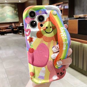 TEMU 휴대폰 케이스 - 독특한 디자인의 세련되고 튼튼한 충격 방지 휴대폰 케이스, 귀여운 프린트가 특징이며 Apple Series 11/12/13/14/15/16/17 Pro Max 및 Samsung Series A05/A15/A25/A35/A55/S23/S24 Ultra/S25 Ultra에 적합