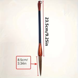 TEMU 황소귀털 롱팁 서예 붓, 주운서, 전서, 대련, 전통 중국화용, 길조와 번영, 장수와 기쁨을 상징