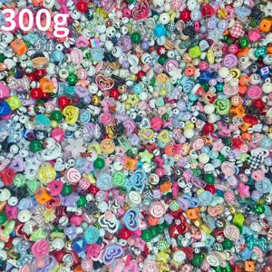 TEMU 300g 혼합 스타일 혼합 색상 장식용 펜던트 구슬 DIY 팔찌 목걸이 휴대폰 줄 만들기용 구슬 소규모 비즈니스 용품 DIY 장식용 구슬