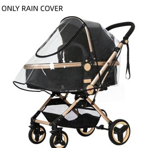 TEMU 지퍼 디자인의 투명 통기성 방수 방풍 방진 유모차 비옷 1개, 자동 ấp 자 유모차용, 여행용 날씨 보호 커버, 아기 유모차 비옷