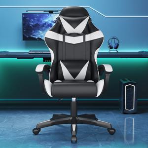 TEMU 각도 조절 가능 게이밍의자 회전 컴포트 컴퓨터 의자 승강 가능한 사무실 의자 (발받침 없음)