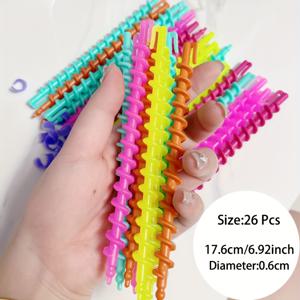 TEMU 22개/26개 컬링 아이롱 세트 (스파이럴 로드 포함)