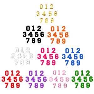 TEMU 100개 1.5인치 높이 10색상 0-9 숫자 자수 패치 - 숫자 자수 장식 패치, 의류, 모자, DIY 가방용 다리미 부착/바느질용, 스타일리시한 핸드메이드 장식을 위한 혼합 디자인, DIY 장식 패치