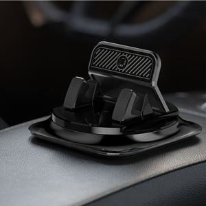 TEMU 360° 회전이 가능한 안정적이고 조절 가능한 차량용 휴대폰 거치대. 미끄럼 방지 패드가 특징이며, 내부를 손상시키지 않습니다. 대시보드 내비게이션에 적합하며, 자동차, 사무실 및 가정에서 사용할 수 있습니다.