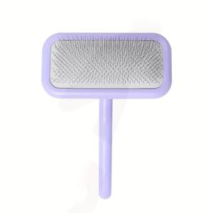 TEMU 애완동물 빗 1개, 두꺼운 등털용 미용 니들 빗, 강아지와 고양이용 펫 브러시, 피부에 자극이 적은 고양이 빗, 강아지 미용 브러시, 털갈이용 강아지 빗, 탈모 방지 빗, 강아지 털빗