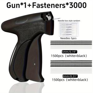 TEMU 업그레이드 버전, 3000개 접착 스트립 포함 미니 빠른 재봉기, 수동 태그 건, 양말 및 타월 라벨 메이커, 의류 스티칭 도구