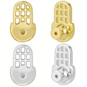 TEMU 귀걸이용 교체용 뒷면, 튼튼한 메시 스타일 지지대, 무거운 귀걸이용으로 설계, 큰 스터드 리프팅에 이상적