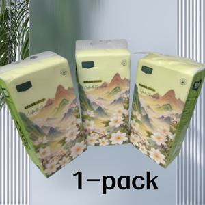 TEMU 1팩, 2080매 대용량 4중 두꺼운 엠보싱 냅킨 - 고급스러운 플로럴 패턴 포장, 높은 흡수력 & 내구성, 주방, 욕실, 가정, 여행, 사무실 및 기숙사 사용에 적합, 기숙사 필수품, 우아한 냅킨 디자인, 튼튼한 종이