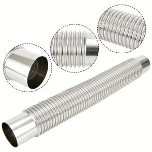 TEMU 90도 엘보 우드 스토브 파이프, 고온 저항 지붕 통풍구 라인더 벤드 (내부 온수기 파이프용), 단열 텐트 스토브 잭 또는 야외 캠핑 스토브 지붕통, 약 50 X 6 Cm